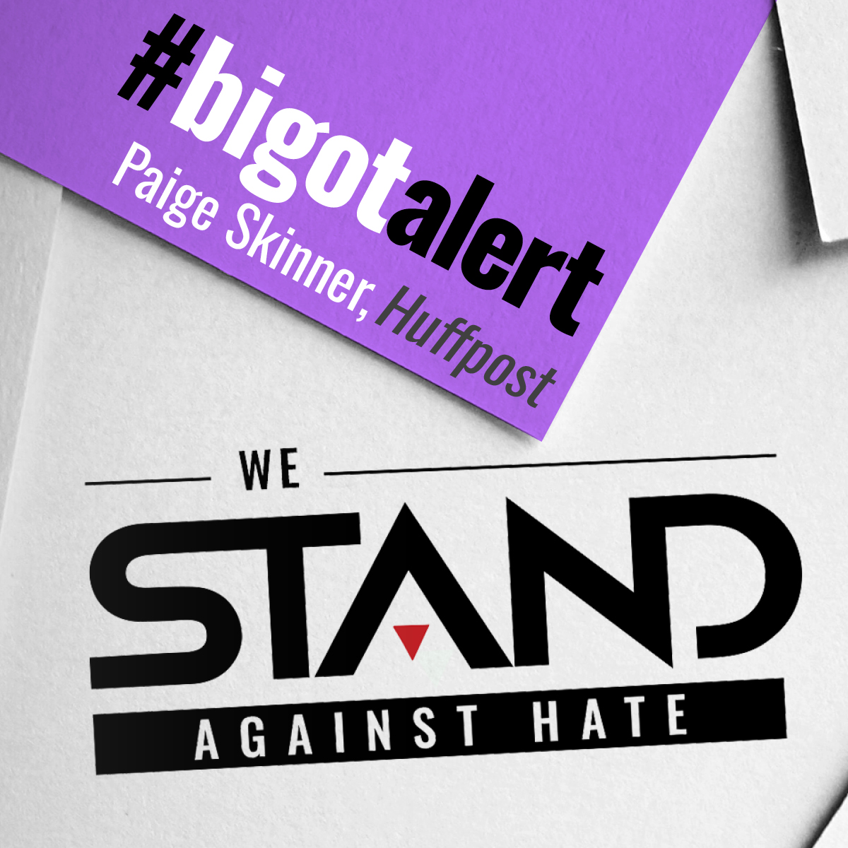 standmonitor's tweet photo. Meet @paginaskinner, who thinks nothing of targeting members of a global religion with hate through the pages of @HuffPost.
That’s why we’ve published this bigot alert: to warn HuffPost’s audience that they aren’t dealing with a reporter—they’re dealing with a bigot. #BigotAlert https://t.co/OAYBtUI6Yq