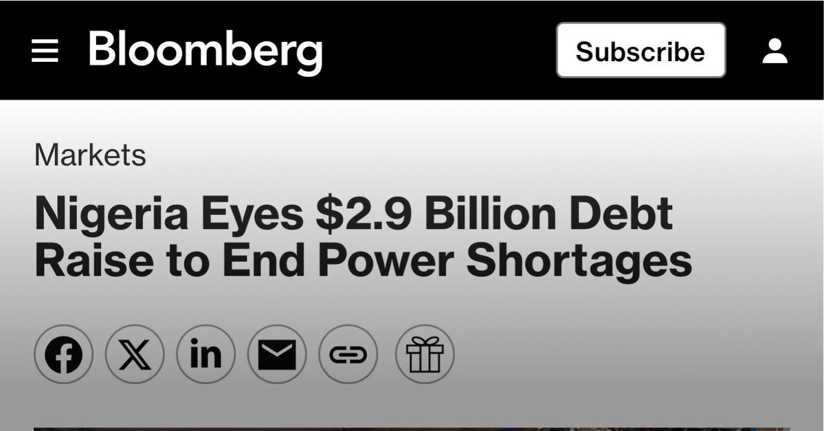 wearegst's tweet image. Mad about budget waste? 

Tinubu is back to borrow $2.9 billion to clear “power sector” debts.

Last year, he got approval to borrow nearly $25bn:
- $21.54bn (USD)
- €2.19bn (EUR)
- ¥15bn (JPY)

All to fund a budget of lifestyle.