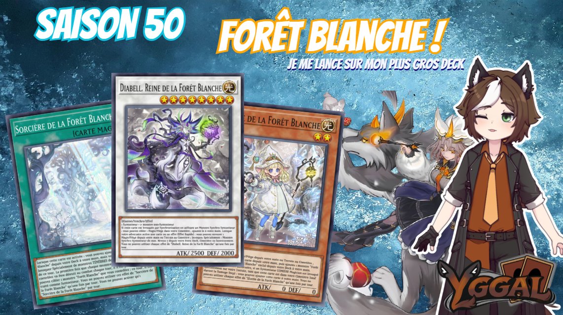 On attaque la saison 50 sur #YuGiOhMasterDuel avec Forêt Blanche. Cette fois c'est du sérieux !
#vtuber #vtuberfr #twitch 
twitch.tv/yggal