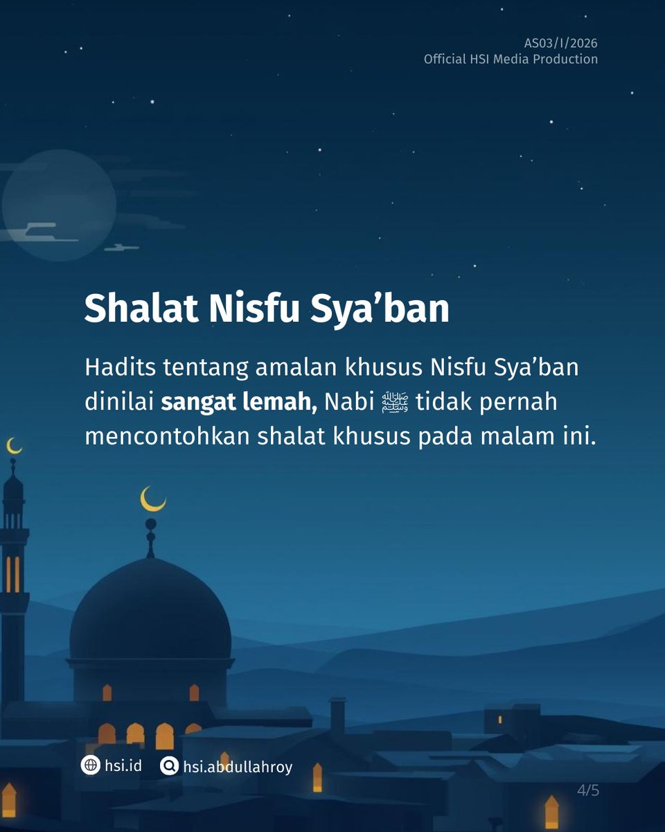 hsiabdullahroy's tweet photo. Siap bertemu bulan Ramadhan? Yuk, sambut Ramadhan dengan amalan-amalan sunnah di bulan Sya’ban ini. https://t.co/Om9zI6BoJr