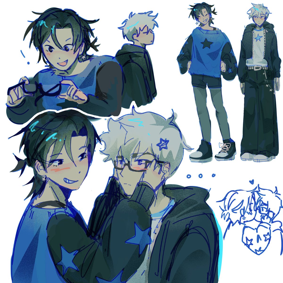 shiguang doodles in my outfits cuz art block (and cuz i can)

#ShiGuang