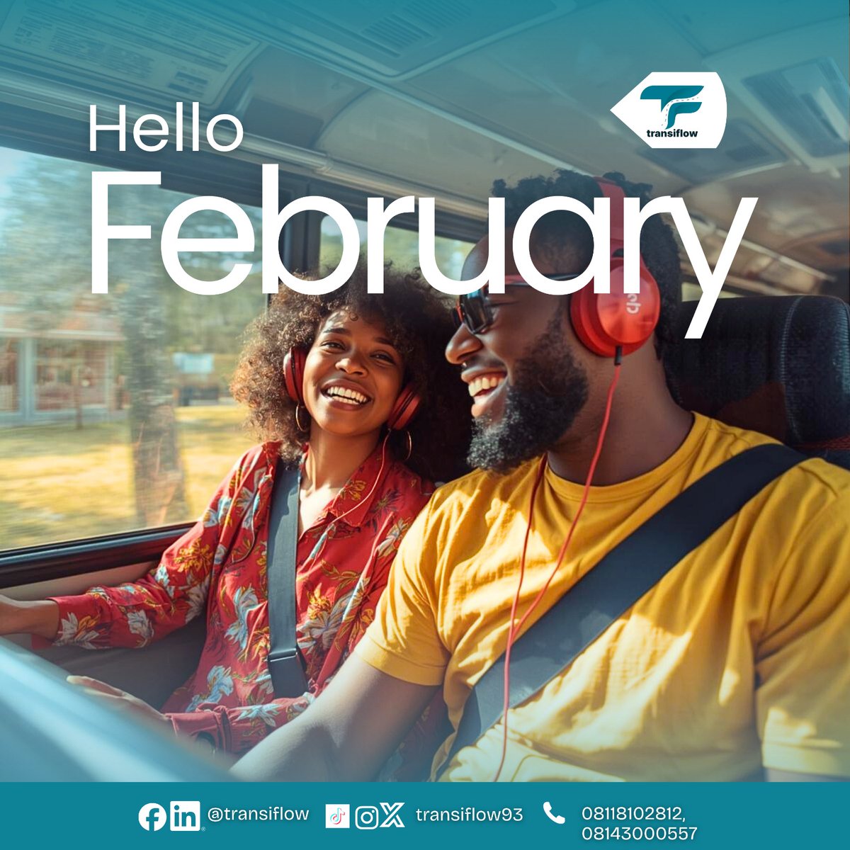 transiflow93's tweet photo. Hello February โจ
New month, new journeys, better travel experiences.
Where are you heading this month? ๐๐
#HelloFebruary #Transiflow #TravelBetter #SmartMobility https://t.co/05HP64eEyY