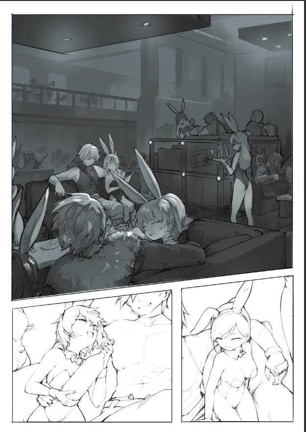 Let's continue Rory manga! slowly (;'д`)ゞ 
