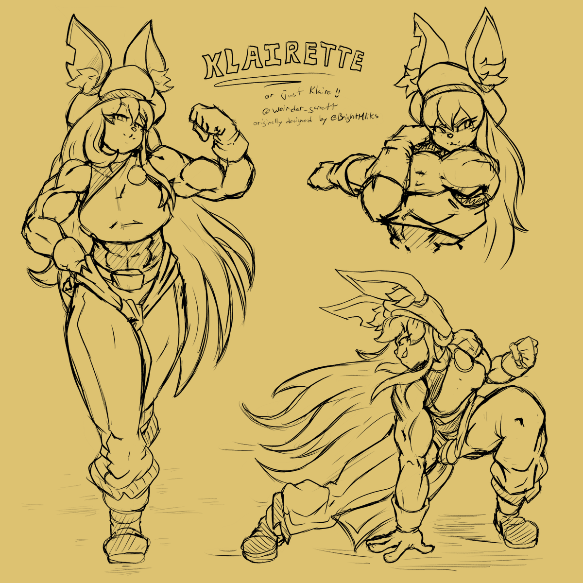 Love this design so much! Wanna do a render at some point! 🐰🧡