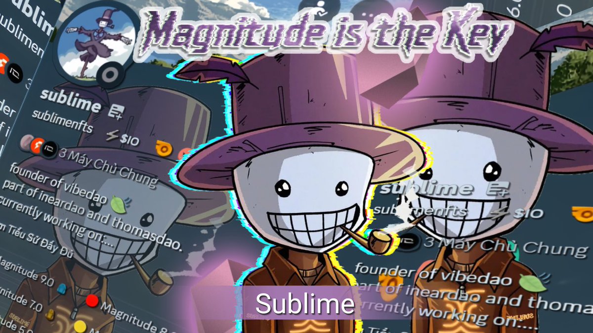 subdrop22's tweet image. Magnitude is the Key. Big thanks to @Wikodo_ for make this cool banner for me, DM him to get yours 🙌