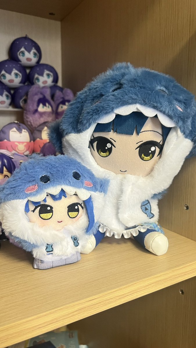 #七尾百合子 #ミリぬい #ちびぐるみ 
shark yuriko