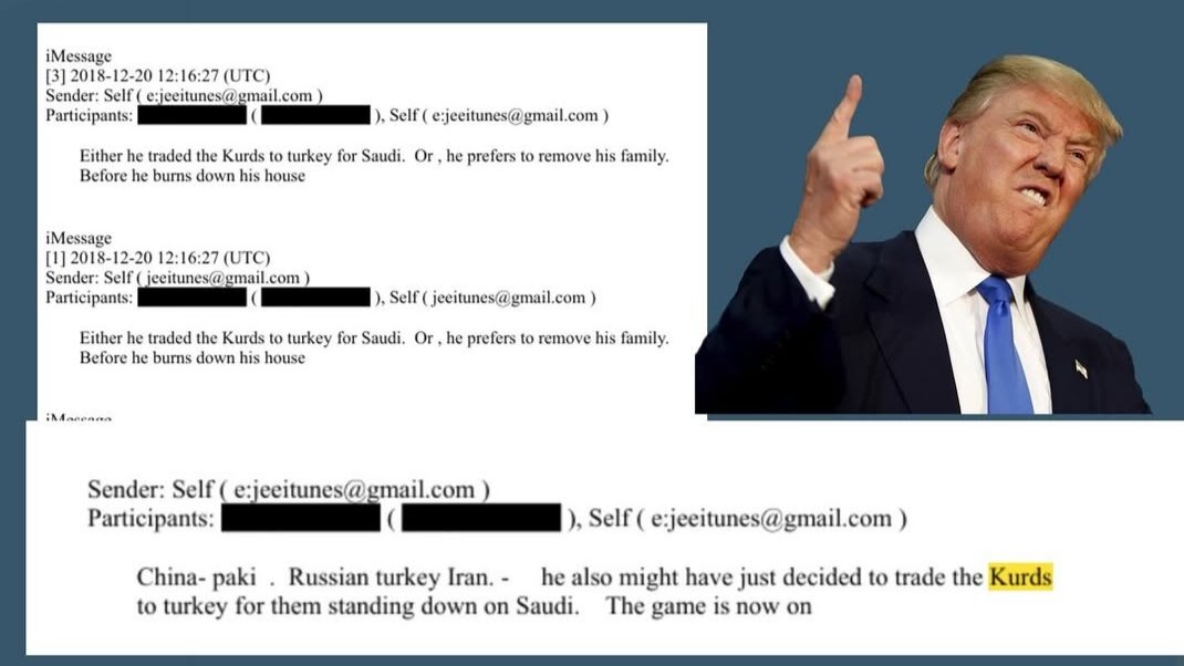 ZYousif69's tweet photo. 🔴
In the Epstein files, a secret letter claims there was a plan by Trump against the Kurds of Rojava/Syria — selling them to Turkey for his own interests and political deals.
#EpsteinFiles #Rojava #Kurdistan #Turkiye #Europa https://t.co/kGmzC6LgxU