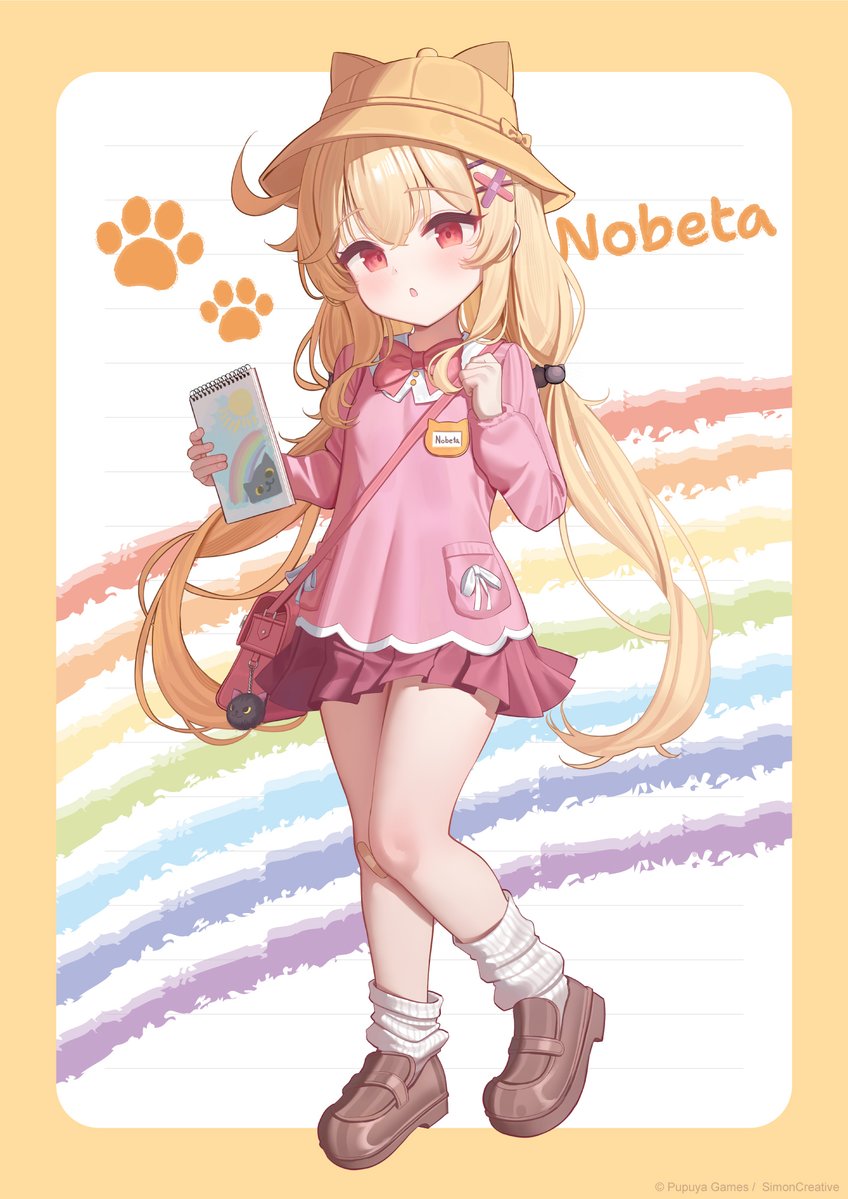 Today is #TwintailDay!⭐️⭐️

Nobeta tied her hair into cute twintails too~
With her sketchbook and a bag…
Where is she going for a little outing? 🌈

#ツインテールの日
#LittleWitchNobeta #リトルウィッチノベタ