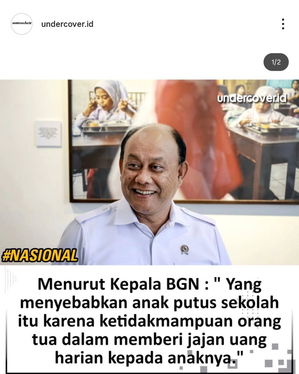 Kenapa ortu gak bisa kasih jajan? Karena gak punya uang

Kenapa gak punya uang? Karena sulit dapet kerja

Kenapa sulit dapet kerja? Karena gak punya ijazah S1 dg 10th pengalaman kerja skor ielts 8.5 maksimal 25 tahun

Kenapa gak punya ijazah S1? Karena gak punya ijazah SMA/SMK