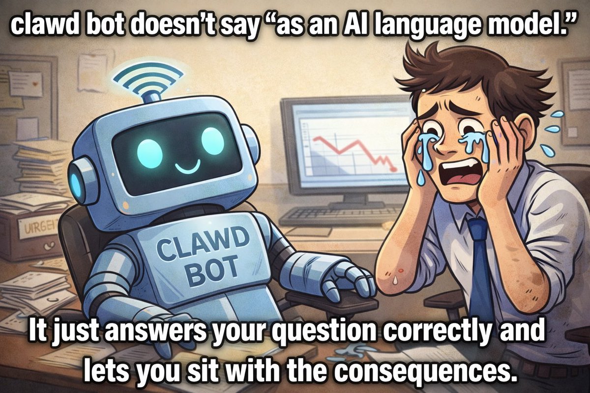 AItoolupdate's tweet photo. Clawdbot 🦞???? https://t.co/x3WJYKRgvx