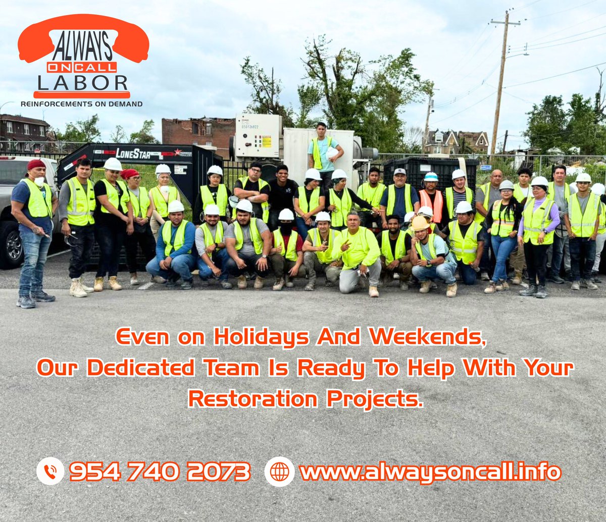 AlwaysOnCall24's tweet photo. Behind every successful restoration project is a strong, committed team.
Our crew stands together - working hard, supporting each other, and showing up when it matters most, even on holidays and weekends.
📞 𝟗𝟓𝟒 𝟕𝟒𝟎 𝟐𝟎𝟕𝟑
🌐 https://t.co/rzz863PiXI

#alwaysoncall https://t.co/owjURFlbBx