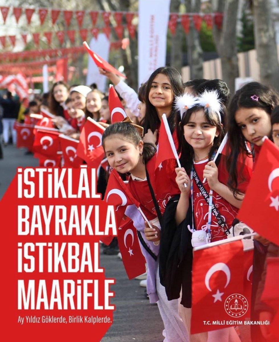 İstiklal Bayrakla, İstikbal Maarifle

Yüreğimiz bayrak, geleceğimiz vatan…
Birlik ve kardeşlik ruhuyla eğitimde aynı hedefe yürüyoruz.

#BayraklaBaslayanOkul 

<a href="/BaglarMEM21/">Bağlar İlçe Milli Eğitim Müdürlüğü</a> 
<a href="/Diyarbakirmem/">Diyarbakır İl Millî Eğitim Müdürlüğü</a> 
<a href="/meb_dinogretimi/">MEB Din Öğretimi Genel Müdürlüğü</a> 
<a href="/tcmeb/">Millî Eğitim Bakanlığı</a>