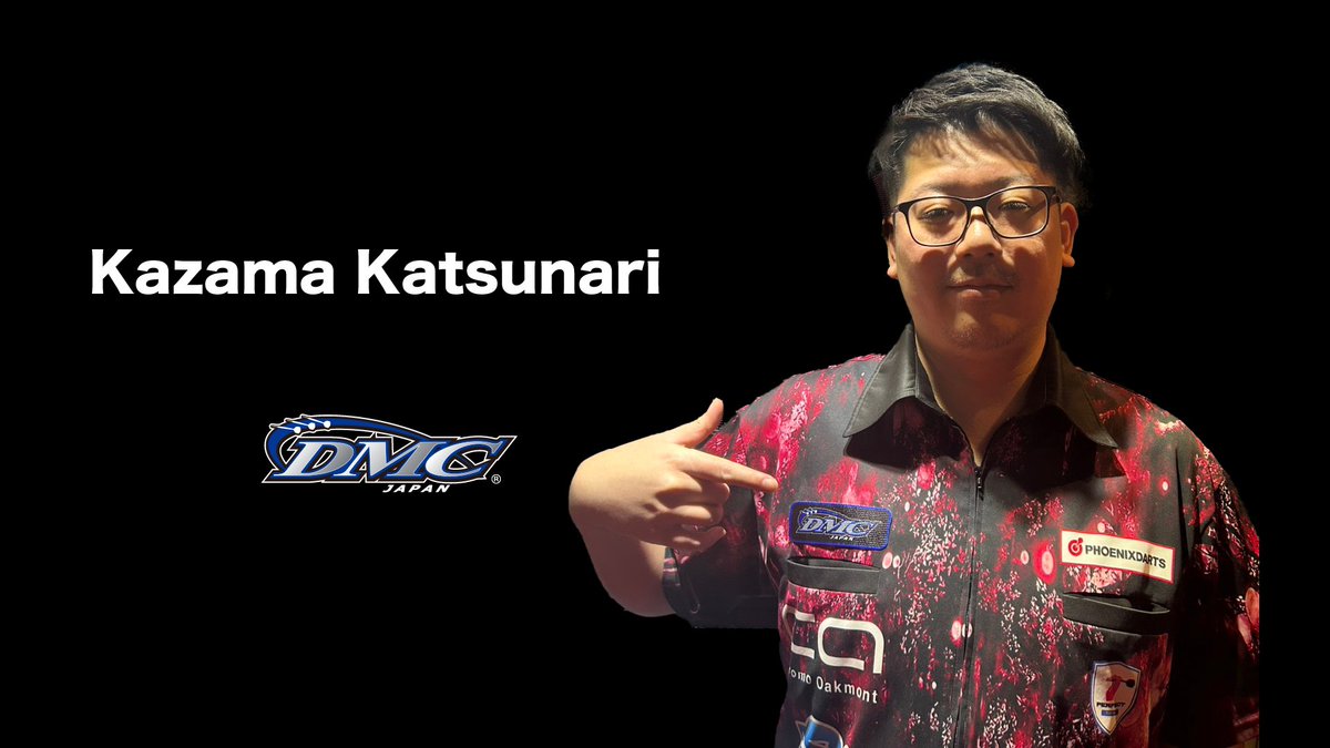 DMC_DARTS2's tweet photo. 【2026年度 新規契約選手】
2025 PERFECT 男子年間ランキング91位の風間勝成選手(@kazama_DMC)とスポンサー契約を締結しました事をご報告させていただきます。

#DMC https://t.co/HSkTeadvf4