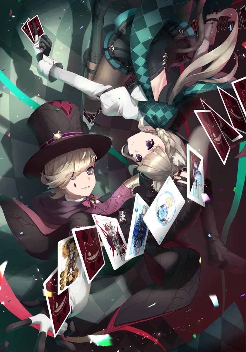 リネット(原神) ,リネ(原神) 「誕生日なので再掲 #原神 #リネ生誕祭2026 #リネット生誕祭2026」|杏蔵@BOOTH夜露死苦のイラスト