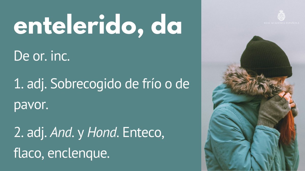#PalabraDelDía | entelerido, da

En el Fichero General (ow.ly/L3YV50Y5huE) se pueden consultar las papeletas que se usaron en obras académicas y que contienen información sobre las palabras y ejemplos de uso de ellas. Aquí tienen una de las papeletas de «entelerido»: