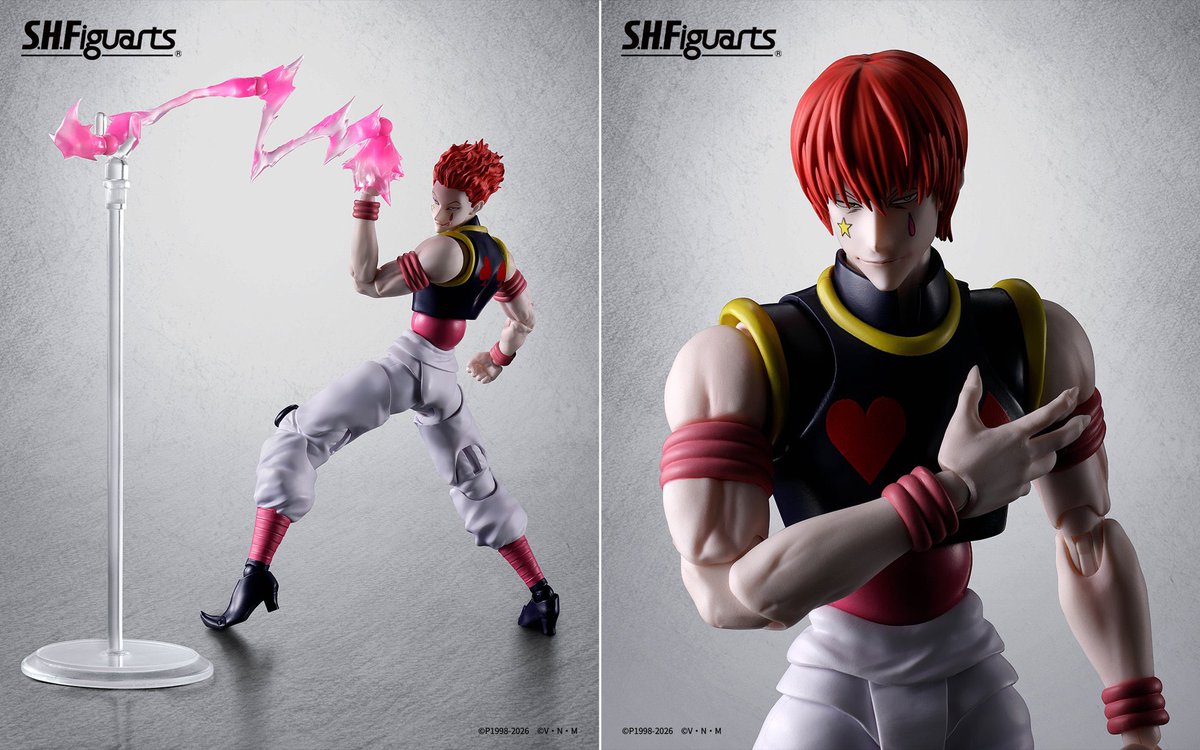 S.H.Figuarts HUNTER×HUNTER ヒソカ 』が予約開始！ 豊富な表情パーツ