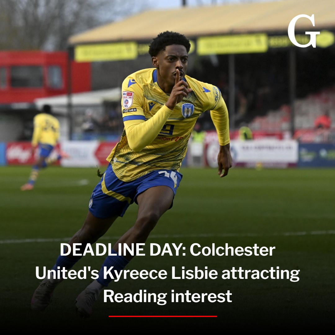 JonWaldron1's tweet image. Colchester United's top scorer Kyreece Lisbie is said to be attracting League One interest ahead of tonight's transfer deadline #ColU #DeadlineDay 

gazette-news.co.uk/sport/25815390…