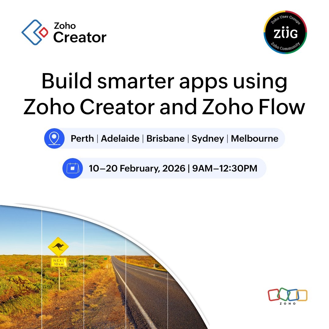 Zoho Creator tweet media