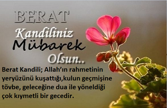 Ihsan_Lee_'s tweet photo. Berat kandilinizi tebrik eder hayırlara vesile olmasını yüce Mevladan niyaz ederim. https://t.co/5xbozfnHng