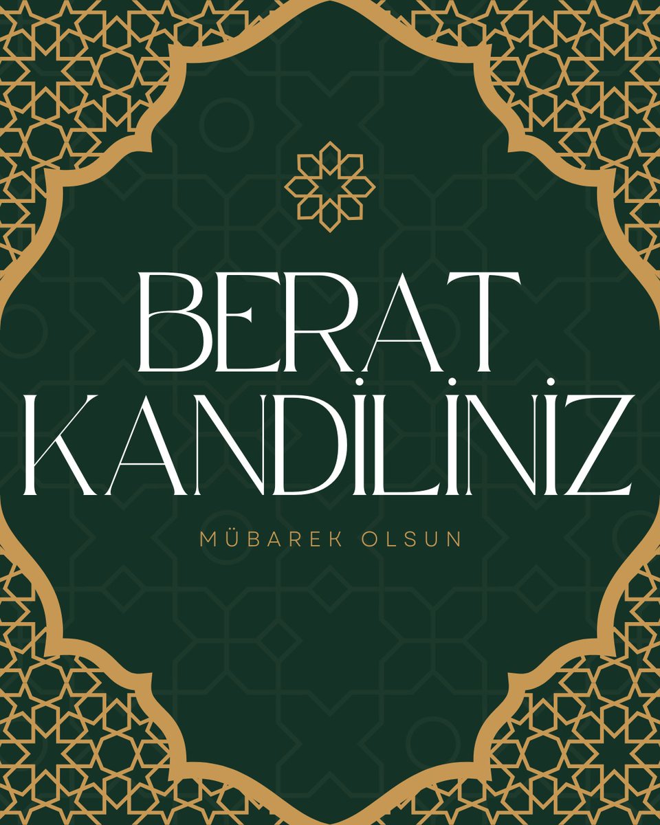 semsibayraktar's tweet photo. Mübarek Berat Kandilinizi tebrik eder, bütün İslam âlemi için hayırlara vesile olmasını dilerim. https://t.co/ZewvLHEXYu