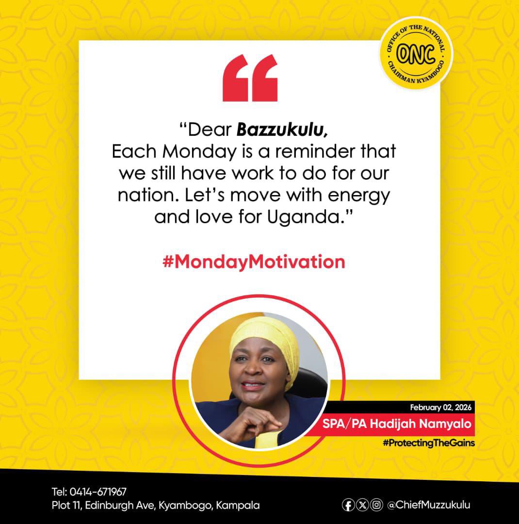 MiltonOboteIII's tweet photo. As we step into these new days, let us remain focused, resilient, and united in purpose. Every effort you make contributes to building a stronger and more prosperous Uganda. Keep the spirit of hard work alive and continue championing the progress of our nation.........!!! https://t.co/Meg8GV5GJN