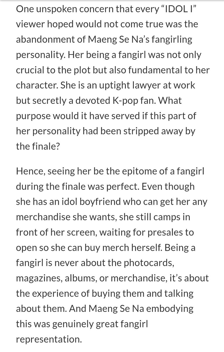 I would never get tired of saying #IDOLI has one of the best finale epi which u would watch again &amp; again     the closure whole epi was perfect ,most importantly from starting to end this show maintained its essence and soul of sena's love 

#choisooyoung #KimJaeyeong