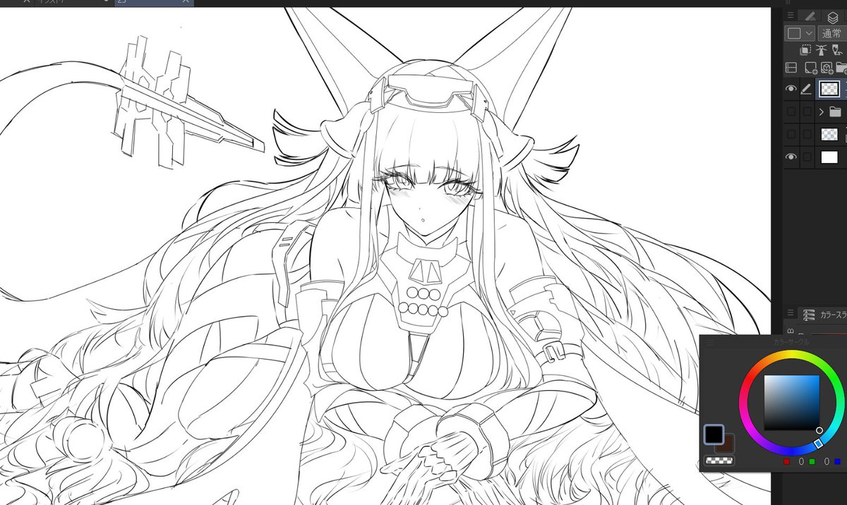 Post by 志之塚 on X: 線画たのしい