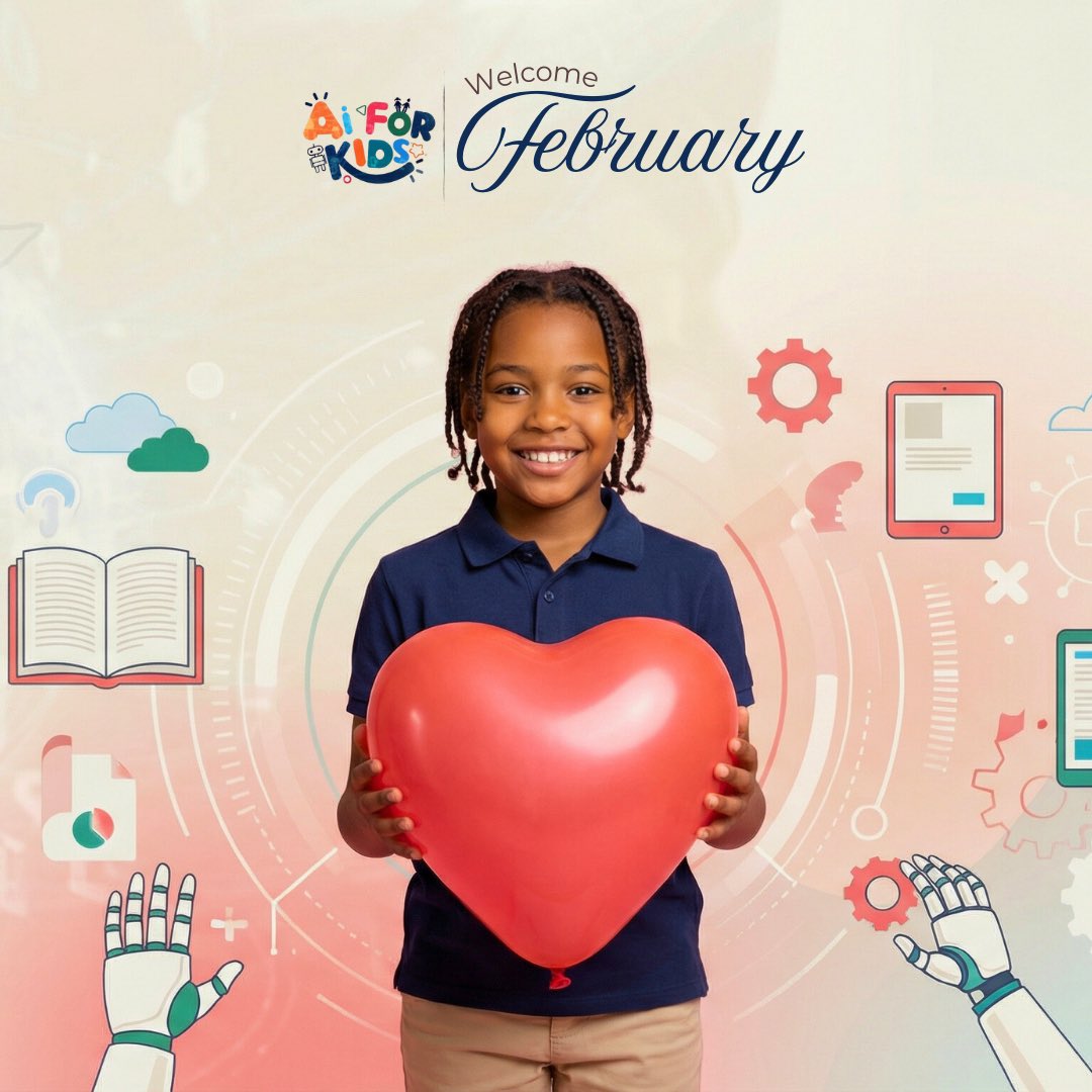 AiForKidsFDN's tweet photo. 𝐌𝐨𝐧𝐭𝐡 𝟐 𝐨𝐟 𝟏𝟐! 🗓️ 

As we step into 𝐅𝐄𝐁𝐑𝐔𝐀𝐑𝐘, we reaffirm our commitment to preparing African children and educators for the future of work and learning.🙌🏼

WE believe that progress is built through intentional action, collaboration, and sustained impact.💡

This month, 𝐀𝐈 𝐅𝐨𝐫 𝐊𝐢𝐝𝐬 𝐀𝐟𝐫𝐢𝐜𝐚 continues to drive AI literacy, support educators, and create opportunities for meaningful digital inclusion across the continent.✊

#aiforkidsafrica #artificialIntelligence
#aiforlearning
#aiforkids
#aiforeducation