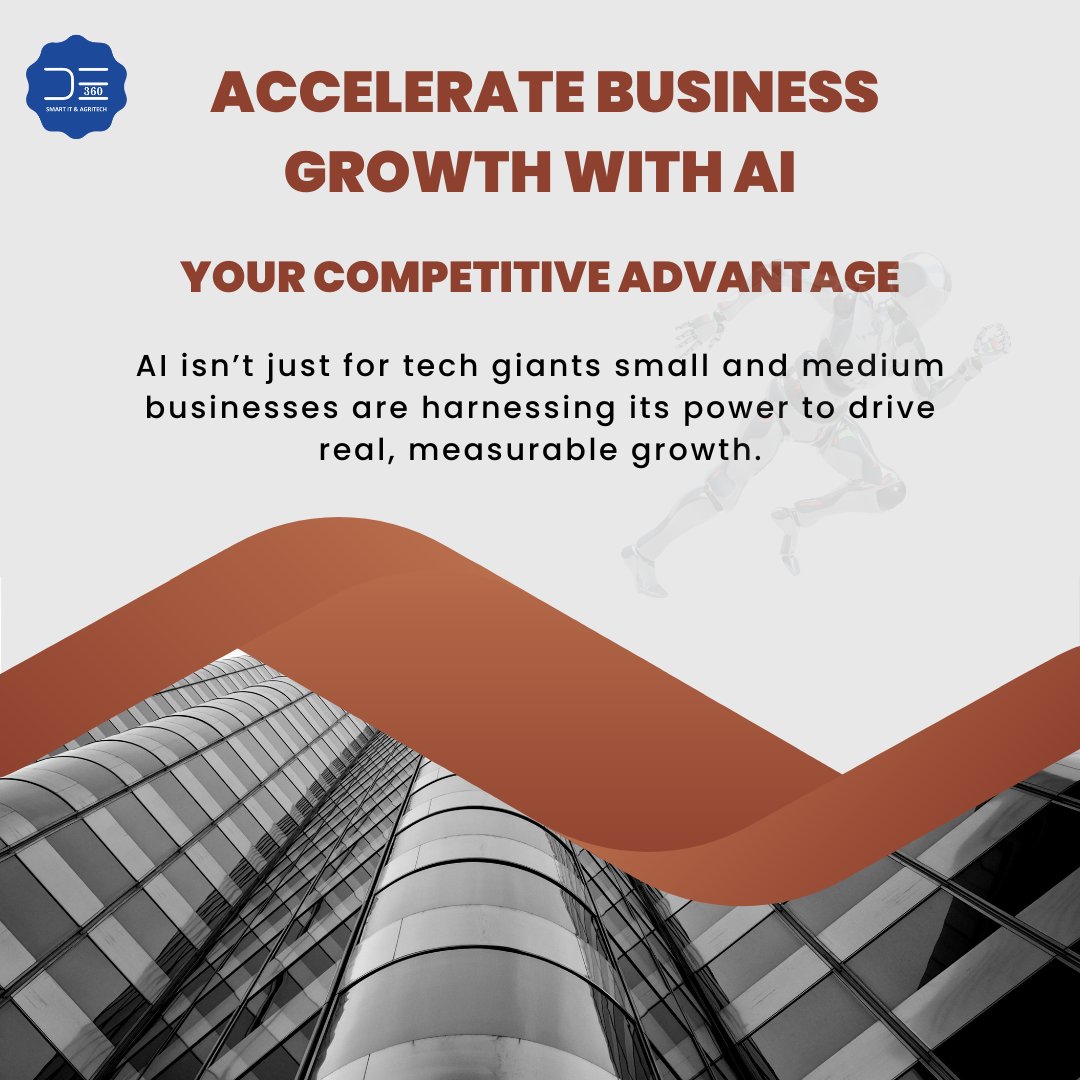 dataexperts360's tweet photo. Unlock business growth with AI! 💡
From smarter decisions to personalized marketing and cost savings AI is transforming the way businesses scale. Need help implementing AI in your business?
📩 Email us at hi@dataexperts360.com
#AI #BusinessGrowth #DigitalTransformation https://t.co/x9MEPB04lB
