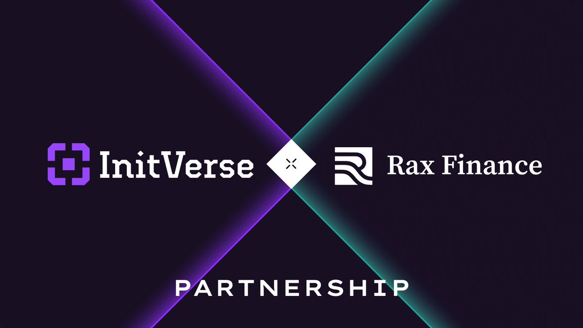 InitVerse's tweet image. InitVerse is thrilled to announce a strategic partnership with @RaxFinance, the world’s first full-stack RWA layer for AI infrastructure!

Rax transforms GPU resources, data-center capacity, and AI-critical energy infrastructure into verifiable, insured, yield-bearing on-chain…