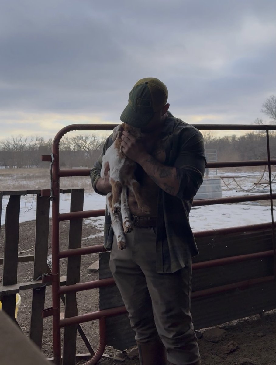 JackedRancher's tweet image. We're finally out of the cold spell 🌤️ #RanchLife #CattleLife #WorkingRanch #CowboyLife  #AnimalHusbandry #Stockman #CropLife #PlantingSeason #SoilHealth #RegenerativeAg #newbornbaby @Bradleythor001