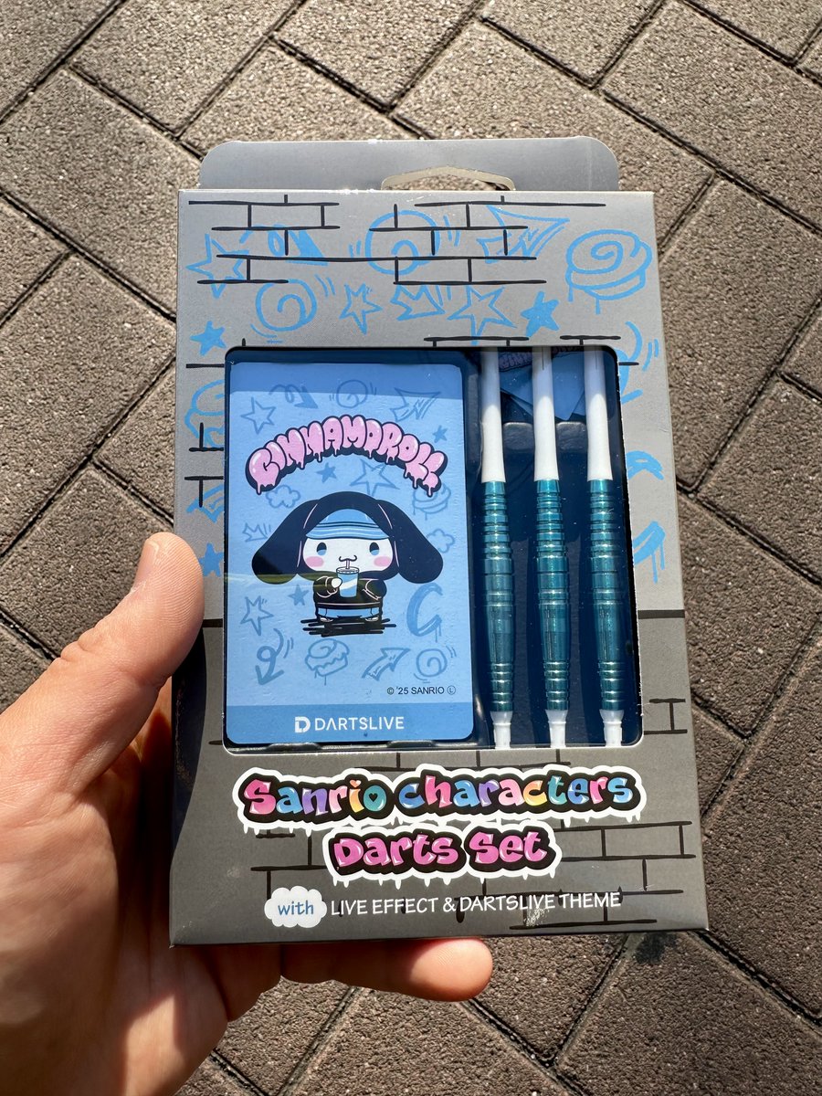 my new gear… サンリオキャラクターズ・シナモロールのダーツセット🎯