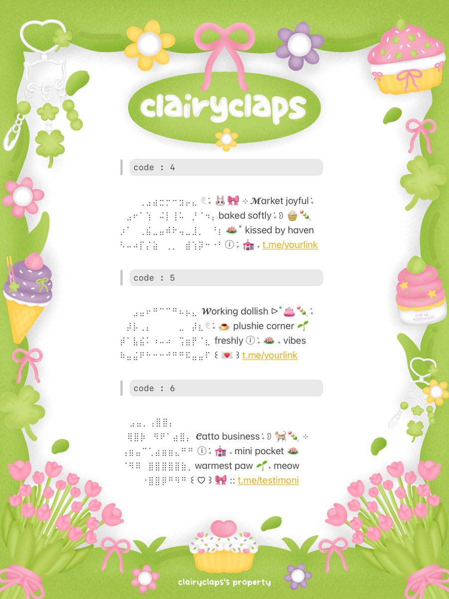 clairyclaps's tweet image. help repost? maaci 💗

ding — dong 🍮 it's promo time!
ada wording pinned special 🪷
ⓘ ࣪˖ 🎀 tanggal kembar 2.2 🍡 ⊹
hanya &amp;lt; 5.000 / each &amp;gt; 𓏲 ࣪˖ 🌸

#zonauang
