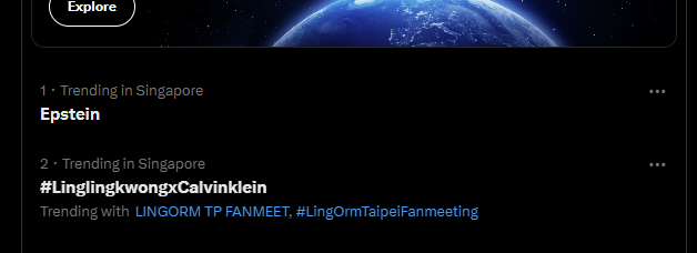schengsm's tweet image. OMG, #2 trending in Singapore

#LinglingkwongxCalvinklein 
#Linglingkwong 
#หลิงหลิงคอง