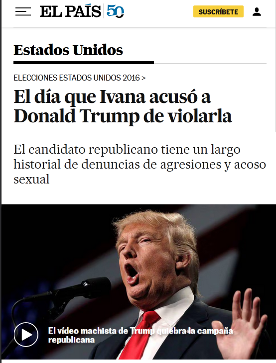 ChicShion's tweet photo. La primera esposa de trump, Ivana, lo acuso de violarla en 1989, fue causal de divorcio, por supuesto esta denuncia no prospero jamas y fue obligada por los abogados de trump a declarar públicamente q  "solo se había sentido violada, y que era problema de percepción de ella" https://t.co/ZMPC6yOE6A