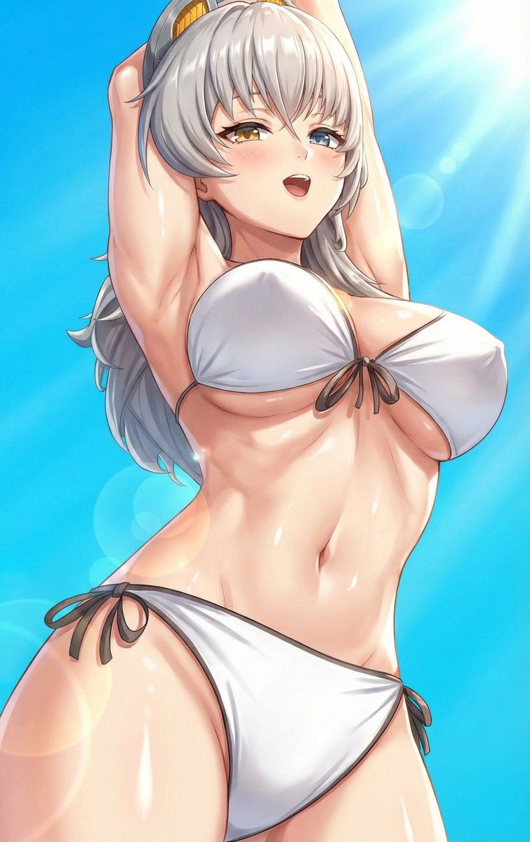 tardan07's tweet photo. #fanart #Peritya #GirlsFrontline2Exilium #GirlsFrontline2 #sfw #swimsuit #NanoBananaPro #AIイラスト https://t.co/eSPtSwz7xm