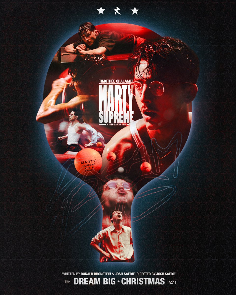 docedzn's tweet photo. "DREAM BIG" Poster #MartySupreme
@RealChalamet 🏓 https://t.co/oYeKjegs3F