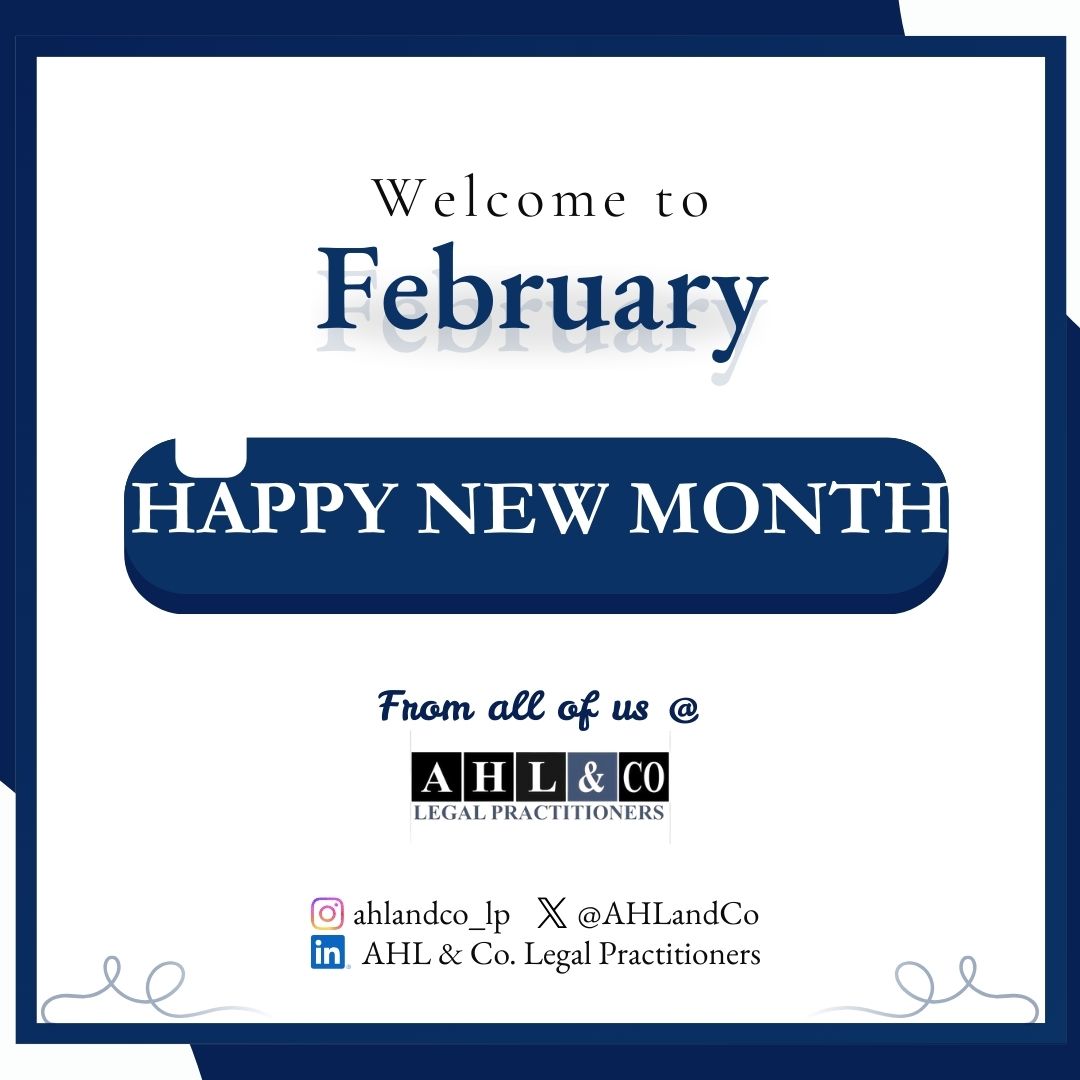 AHLandCo's tweet photo. Happy New Month from all of us @ahlandco_lp

#HappyNewMonth #february2026 #AHLandCo #Legal #Abuja #AbujaTwitterCommunity https://t.co/Ll2XHzBMwM
