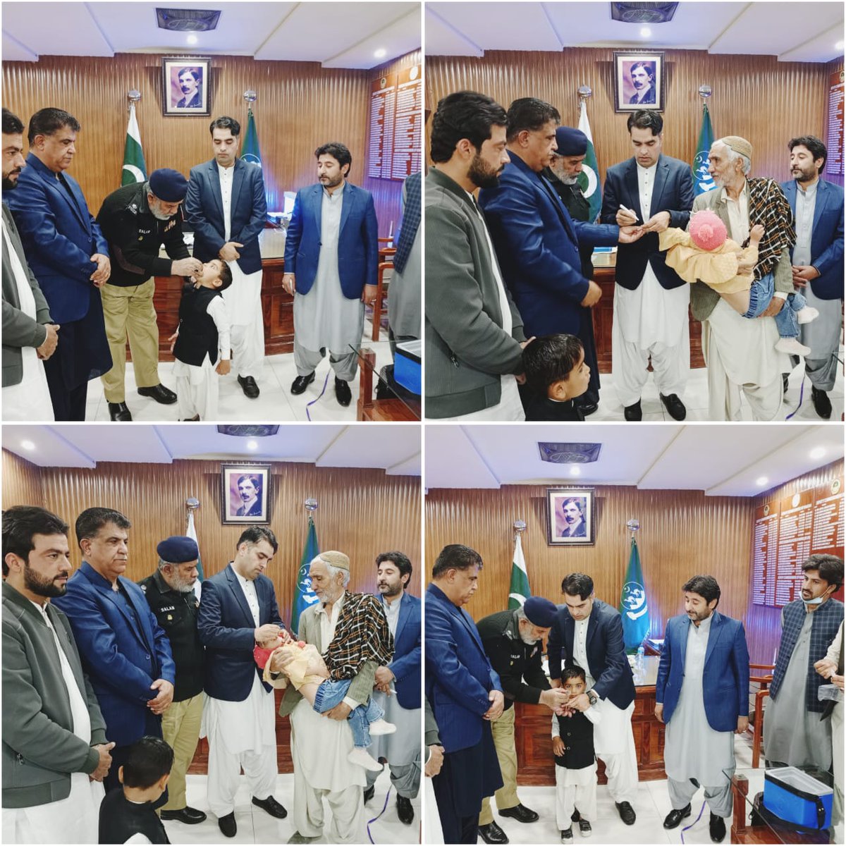 DCKharan, Mr. Munir Ahmed Soomro, formally inaugurated the Polio Vaccination Campaign, urging teams to ensure door-to-door coverage of all children under five. Officials from district administration, police, and health departments were present. 
<a href="/CMOBalochistan/">Chief Minister's Office Balochistan</a> 
<a href="/dpr_gob/">Govt. of Balochistan</a>