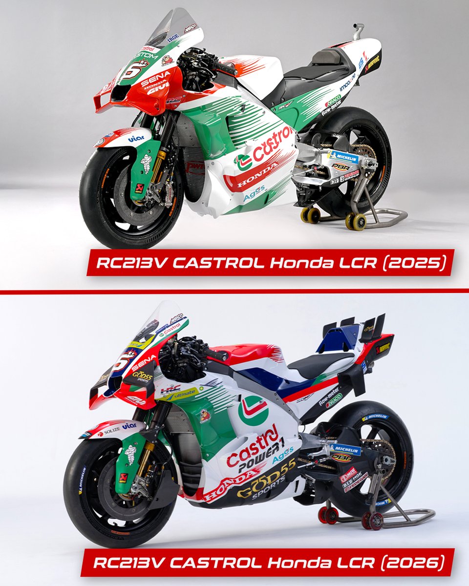 The team launch went underway successfully!

Check Johann Zarco’s machine – 2025 vs. 2026👀
Can you spot the differences between the two?

Drop your thoughts in the comments below! ✍️

#Honda #MotoGP