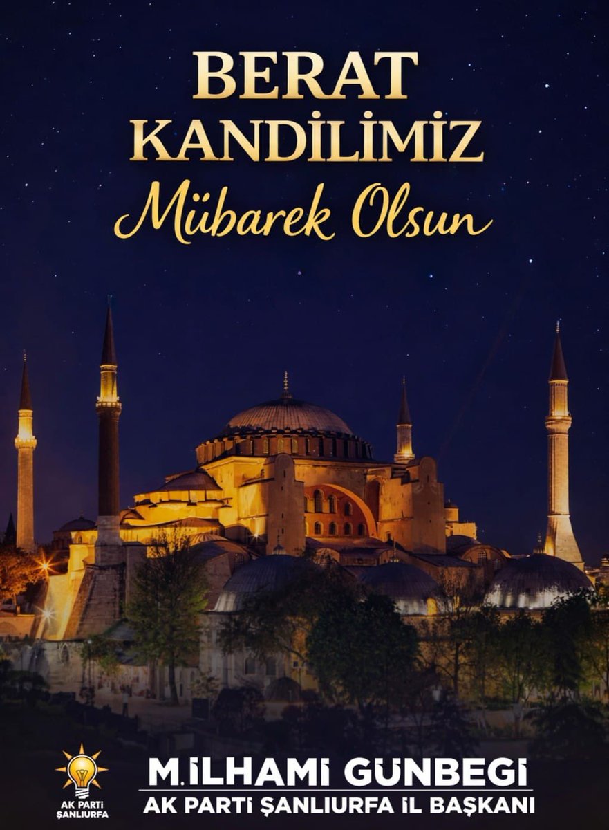 “O gecede her hikmetli iş hükme bağlanır.” (Duhan, 4)

Ramazan-ı Şerif’in habercisi, rahmet ve mağfiretin vesilesi Berat Kandili’nizi tebrik eder; bu mübarek gecenin İslam Alemine ve Ülkemize hayırlar getirmesini Yüce Allah'tan niyaz ederiz.