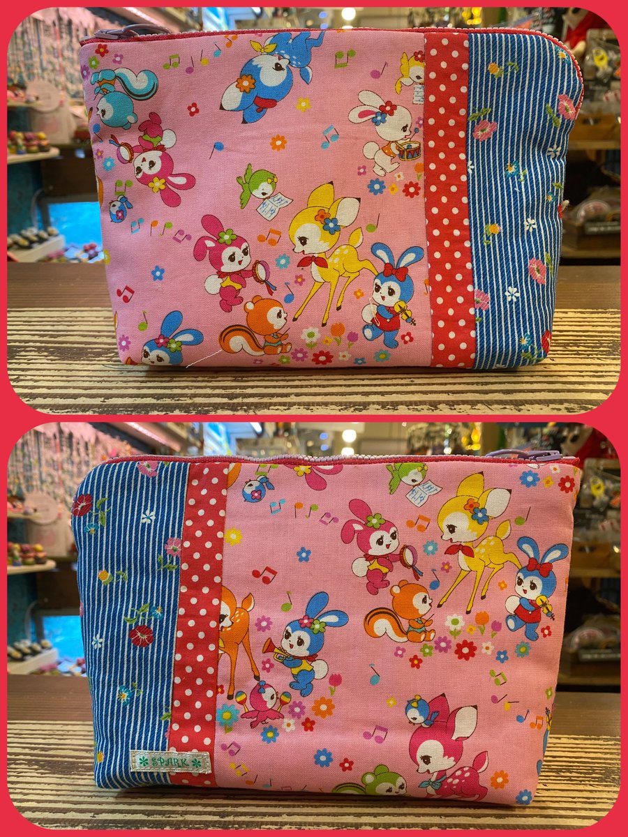 オリジナルハンドメイド 新作です 近所のお店オーナーさんにマチ付き