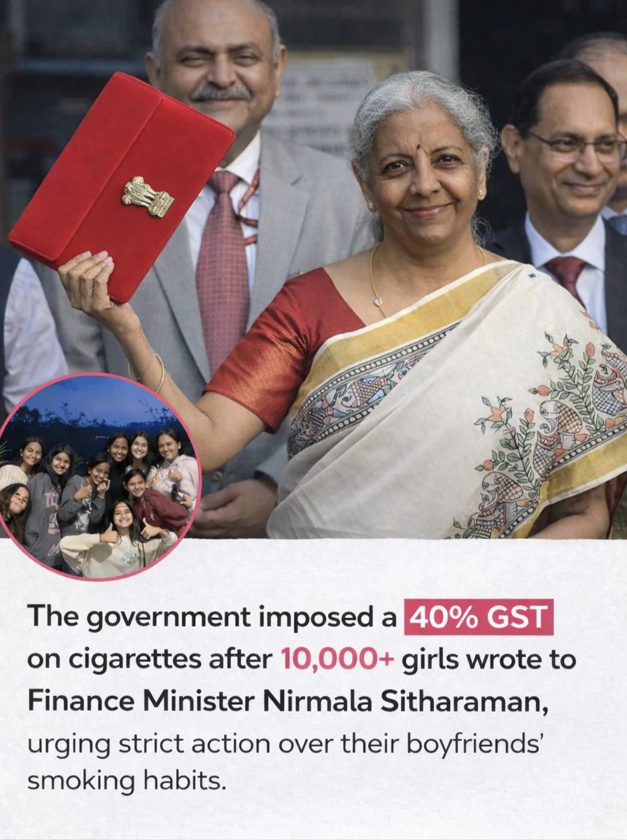 samosasmuggler_'s tweet photo. To ye reason tha 40% GST ka 
#Budget2026 https://t.co/KFsdRdzD4J