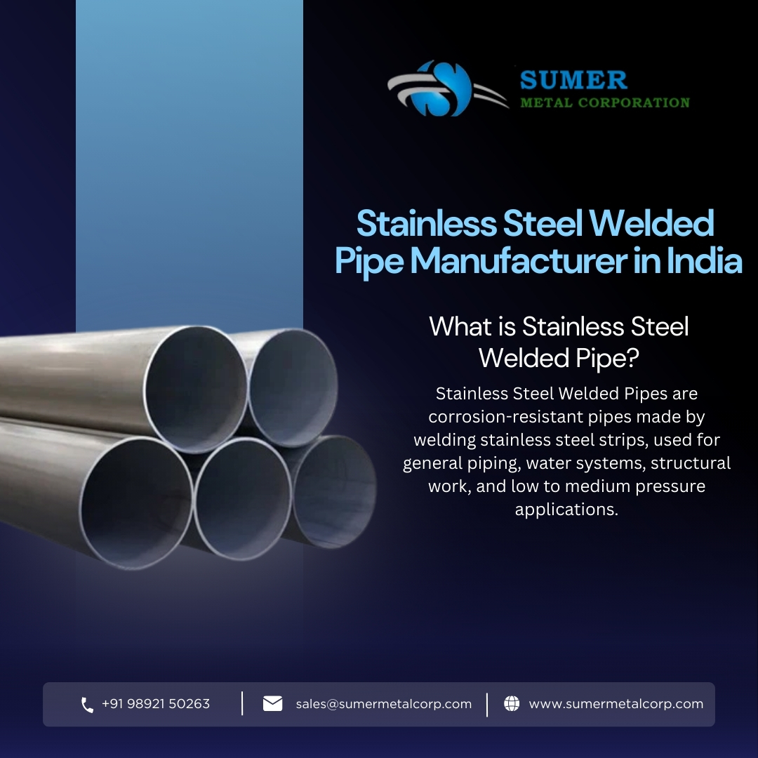 sumermetalcorp's tweet image. SS Welded Pipe Manufacturer

Sumer Metal Corporation is a reliable manufacturer of SS Square Pipes in India.

For Enquiries: sales@sumermetalcorp.com

#sssquarepipe #squarepipe #stainlesssteel