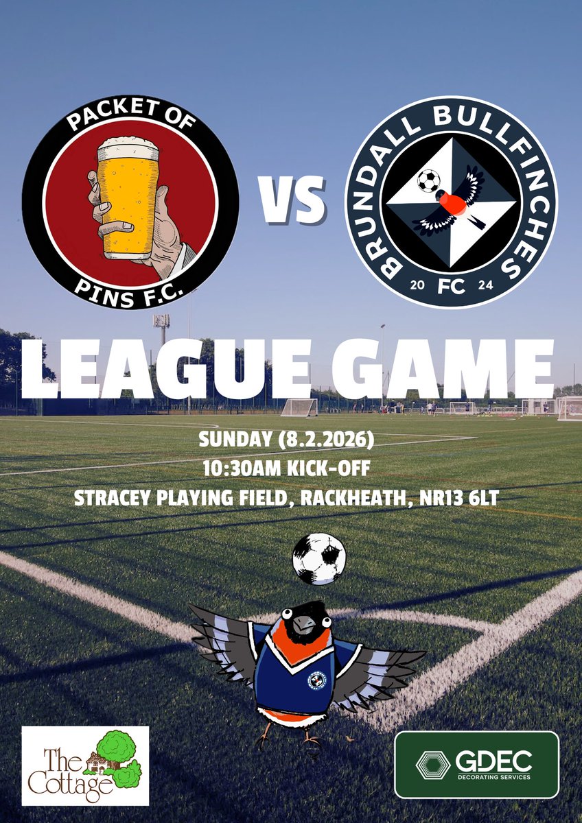 Brundall Bullfinches FC tweet media