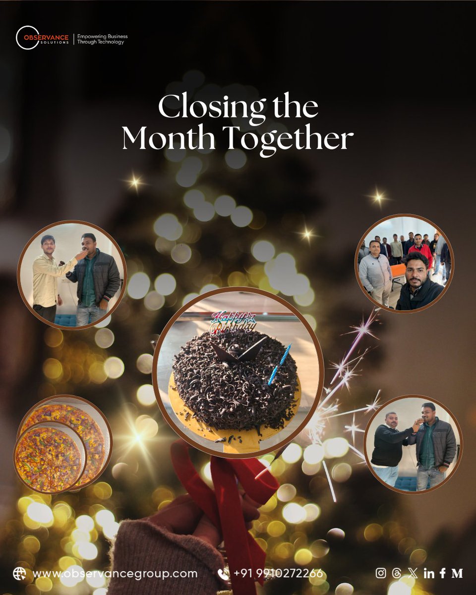observance14's tweet photo. Month-end wins 🤝 birthday cheer 🎉
Progress feels better when celebrated together.
Visit us: https://t.co/zUu74qhM8n
#MonthEndCelebration #TeamCulture #ObservanceSolution https://t.co/RZvG18VgR7