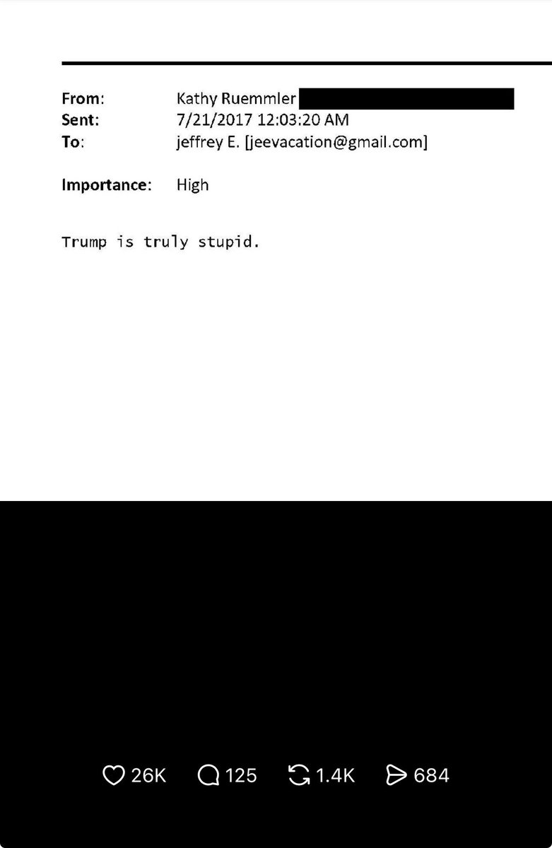 SamInsanity's tweet image. Apparently everyone has lost their minds, the Epstein files on here are obviously fake.
-Different text fonts on header and body
-Spacings that can’t happen in email systems
-Writing in lower case, too many inconsistencies
-Unsealed emails look AI-made
-Source: trust me bro 🤷🏻‍♂️