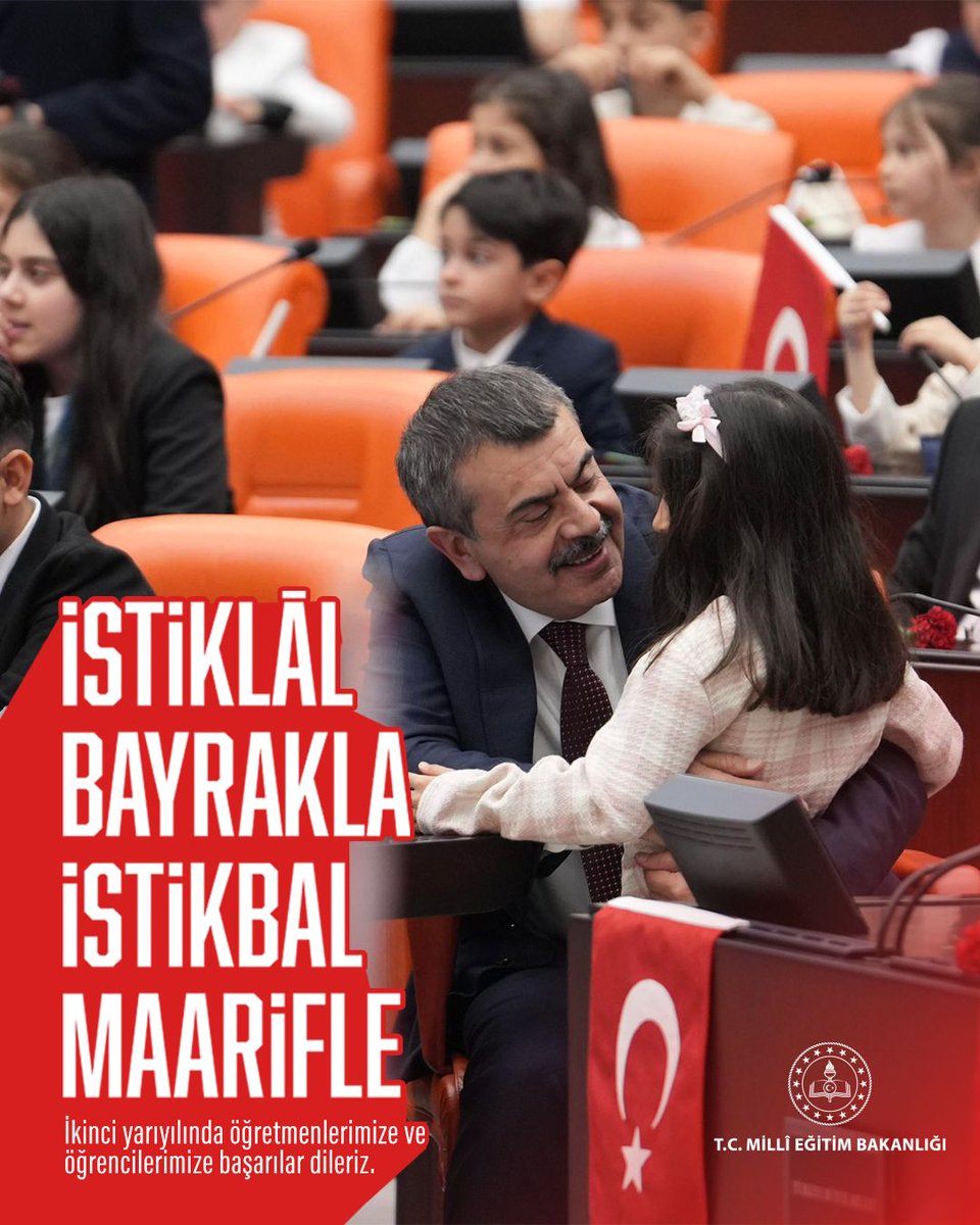 Yusuf Tekin öncülüğünde, milli değerlerle yetişen nesiller geleceğimizin güvencesidir. Öğrencilerimize başarılar. 🇹🇷
#BayraklaBaşlayanOkul