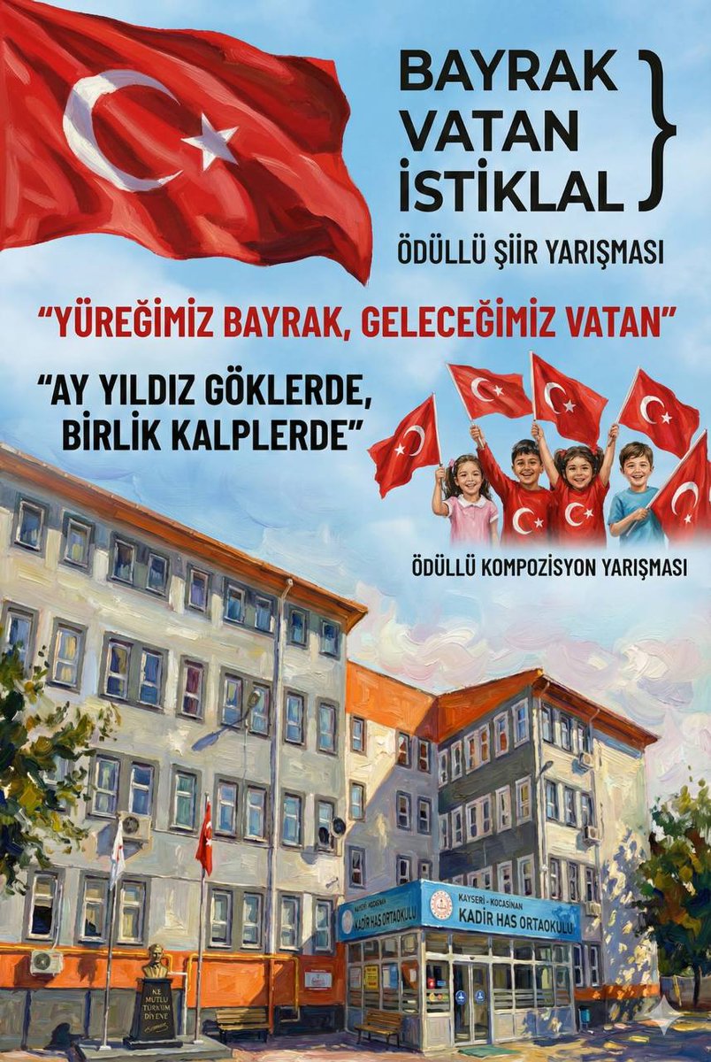 KadirHaso's tweet photo. #BayraklaBaşlayanOkul https://t.co/OvUmykkHek