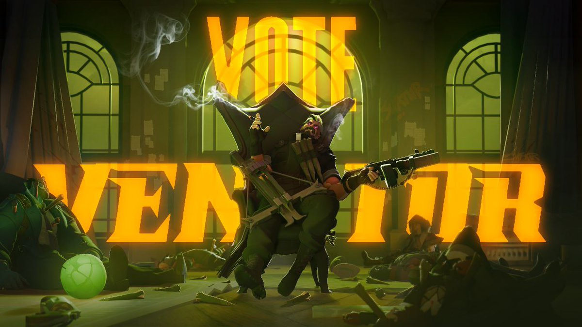 deadlock_8's tweet image. VOTE VENATOR.

#deadlock